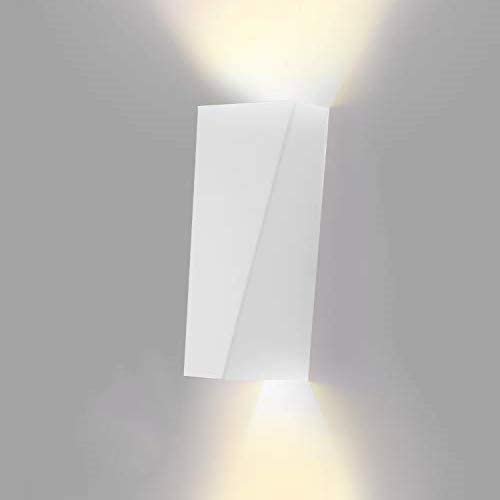 10W LED Luz de pared interior Lámpara decorativa Moderna creativa Diseño de iluminación original Luces de aluminio para dormitorio Pasillo de casa Sala de estar Blanco cálido Ofspeizc GX-524