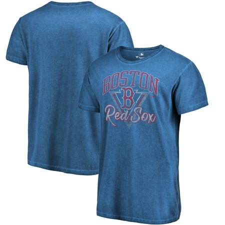 Red Boston Wash - Boston Red Sox Fanatics Branded Shadow Washed Retro Arch T-Shirt - Navy