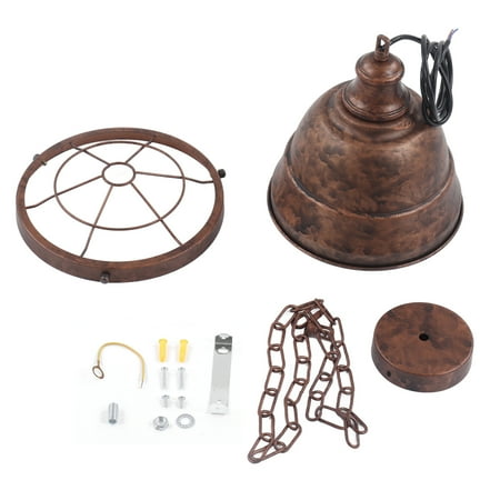 

Pendant Lampshade Antique Industrial Style Iron Hanging Light Shade for E27 Bulb Restaurant Bar 100‑240V
