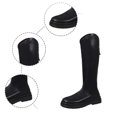 thumbnail image 6 of Shadouami Knee High Boots Women Round Toe Low Flat Heel Side Zipper Fall Tall Boots for Women, 6 of 8