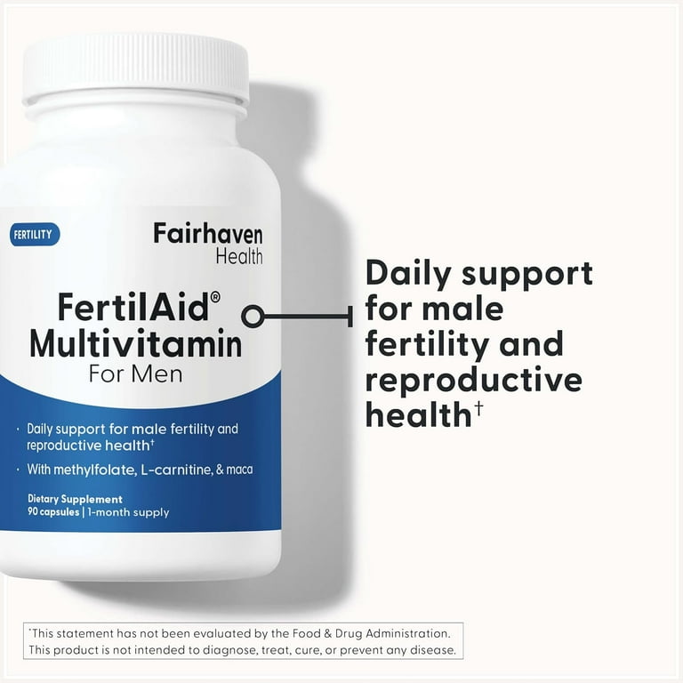 Fairhaven Health FertilAid for Men, 90 Veg Capsules