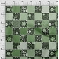 thumbnail image 3 of oneOone Polyester Spandex Forest Green Fabric Floral Sewing Fabric By The Yard Printed Diy Clothing Sewing Supplies 56 Inch Wide, 3 of 4