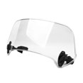 thumbnail image 1 of Transparent Color Universal Motorcycle Adjustable Windshield Extended Windshield Spoiler Air Wind Deflector, 1 of 5