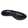 thumbnail image 2 of Antifaz de seda para dormir con bordado, gran antifaz para dormir, ideal para hombres, mujeres y niños (líneas blancas y negras insertadas)., 2 of 5