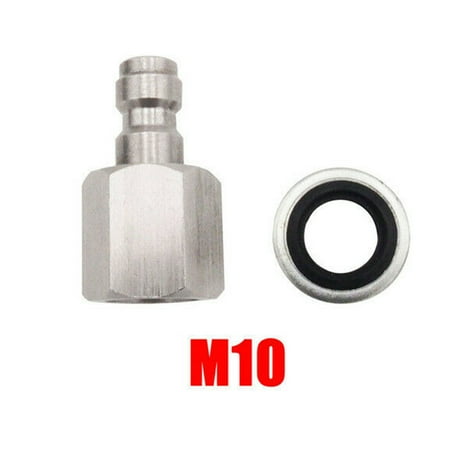 

Mingyiq Paintball PCP Quick Disconnect Charging Hose Adaptor Stainless Steel Fill Nipple