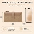 thumbnail image 3 of Beltzy Wallets for Women Large Capacity Ladies Purse Credit Card Holder, 3 of 8