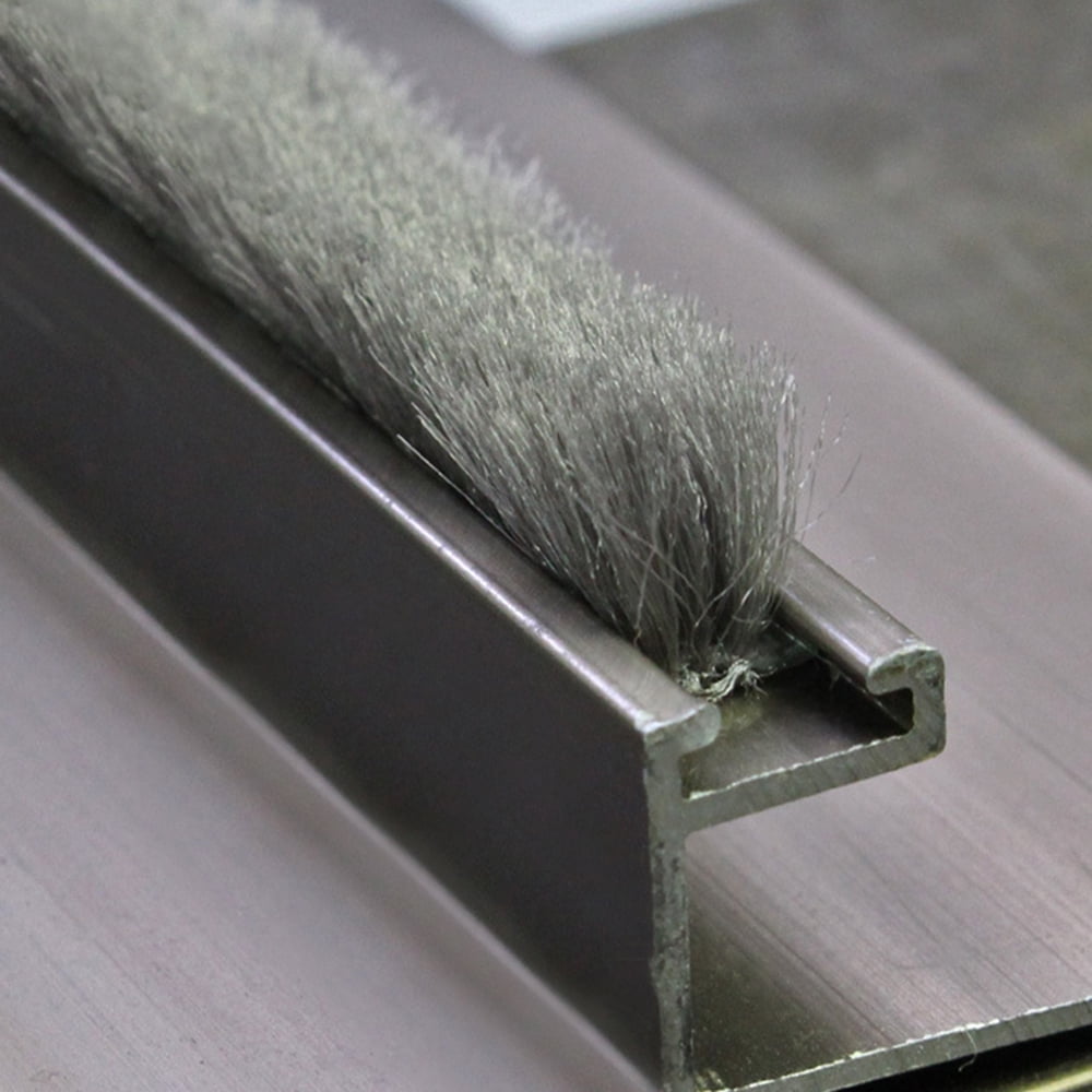 10Meter Weather Draught Excluder Brush Strip Window Door Seal Tape Self-adhesive 