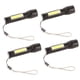 thumbnail image 5 of Linterna retráctil COB LED de 4 piezas con zoom, linterna recargable, luz fuerte para exteriores, 5 of 10