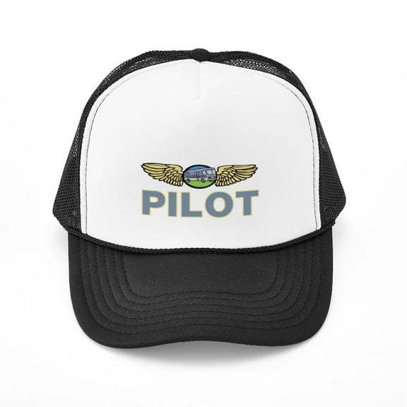 CafePress - RV Pilot - Adjustable Unisex Printed Trucker Hat with Mesh Back