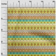 thumbnail image 2 of oneOone Viscose Jersey Yellow Fabric African Tribal Fabric For Sewing Printed Craft Fabric By The Yard 60 Inch Wide, 2 of 7