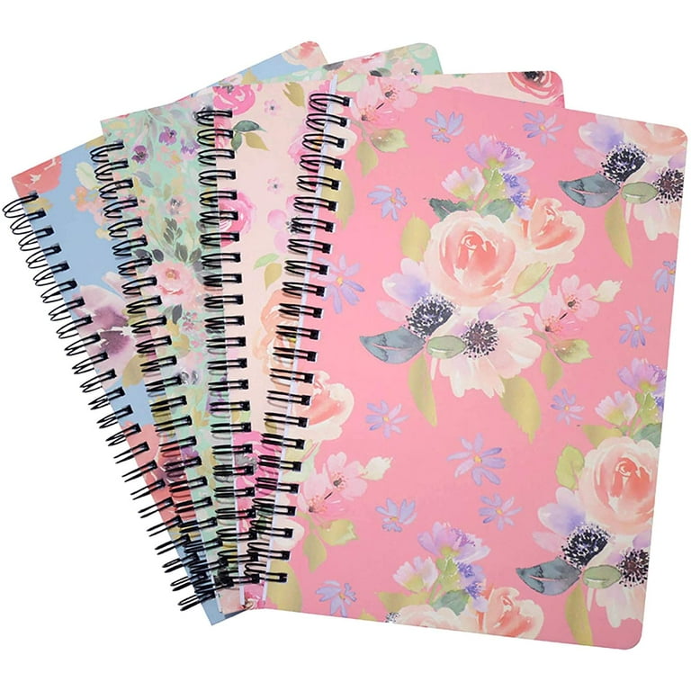 Spiral Notebook - 3 Pack A5 Spiral Notebooks, 5.9”x 8.3”, 3 x 160