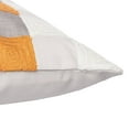 thumbnail image 5 of LR Home Yellow/Multi Contemporary Checkered Hand-Woven Throw Pillow Cover, 5 of 8
