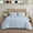 Blue, variant on Serta Simply Clean Solid Duvet cover QUEEN