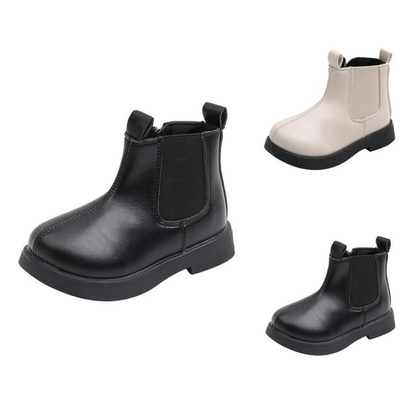 Boots for Girls Fall Boots Girls Boots Toddler Girls Boots Little Kid Shoes Short Boots School Leather Shoes