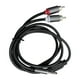 thumbnail image 2 of Cable adaptador auxiliar de audio Hugo macho de 3,5 mm a 2 RCA Y macho 1M, 2 of 10