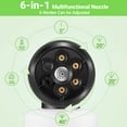 thumbnail image 7 of Homdox 1500 Cordless Pressure Washer with 40V Rechargeable Battery, 1080PSI Pressure Washer Battery Powered with 20FT Hose, Cordless Power Washer with 6 in 1 Nozzle for Car Yard Driveway Garden, Green, 7 of 7