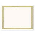 thumbnail image 2 of Foil Border Certificates, 8.5 X 11, Ivory/gold With Braided Gold Border, 12/pack | Bundle of 5 Packs, 2 of 3