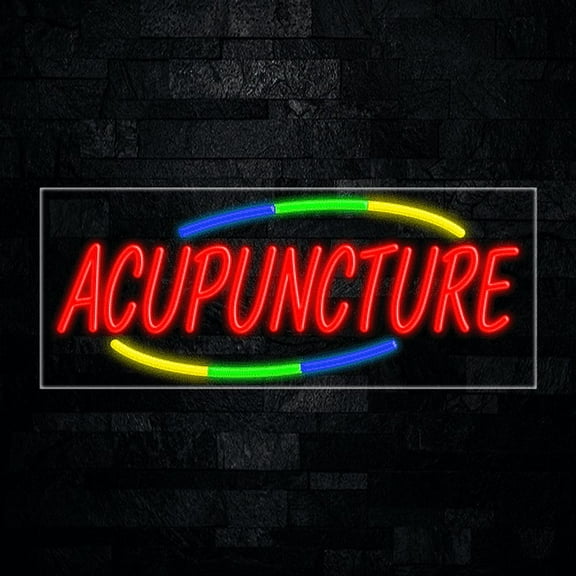 Acupuncture-LED Neon Sign 30"L x 12"H #30723