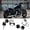 Electroplate, variant on Nieyigj 22mm (0.87 inches) Handlebars Universal Motorcycle Helmet Security Lock Padlock with 2 Keys, Heavy Duty Weather-Resistant Iron Construction Anti-Theft Accessory (Black)