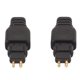 thumbnail image 1 of Adaptador De Conector De Cable MMCX, Macho A Hembra, Adaptador De Cable MMCX De Moldeo Por Inyección Portátil De Una Pieza, Alambre De Estaño Plateado Para HD565 Para HD545, 1 of 7