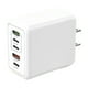 thumbnail image 2 of Adaptador de corriente de 5V2.4A, 3 puertos TYPE-C y 2 puertos USB, certificado CE, 120W, cargador de puerto múltiple, Blanco, 2 of 9