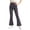 Gray, variant on ZBSOKO Girls Yoga Pants High Waisted Stretch Full Length Flare Leggings Solid Color Pull On Athletic Trousers 3-15Y Workout Fashion Pant
