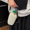 thumbnail image 7 of Crossbody Bag for Women, Carrot Fruit Shaped Shoulder Bag Purse with Removable Wide Strap Pu Leather Crossbody Bucket Bag Sports Bag for Daily Use, 7 of 7