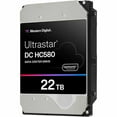 thumbnail image 2 of WD Ultrastar DC HC580 WUH722422ALE6L4 22 TB Hard Drive, 3.5" Internal, SATA, Conventional Magnetic Recording (CMR) Method, 2 of 3