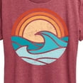 thumbnail image 3 of Instant Message - Wave Scene - Women's Short Sleeve Graphic T-Shirt, 3 of 6