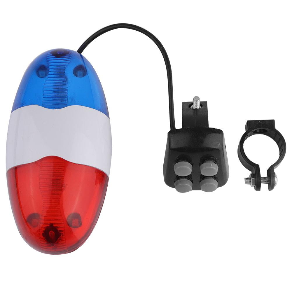 HERCHR Bike Bell, Waterproof Bicycle Cycling Horn Bell 6 LED Light 4