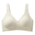 thumbnail image 2 of XuJwPNcy Wavy Wireless Bras for Women No Underwire Bralettes with Support Seamless V Neck Full Coverage Everyday Bra, 2 of 3