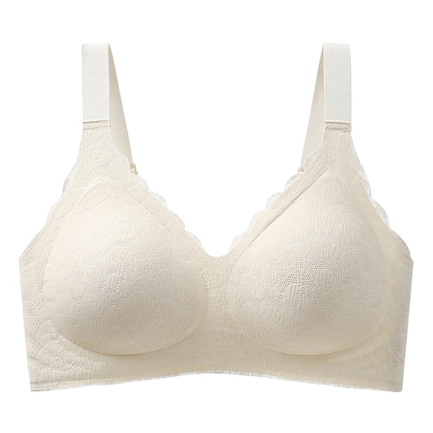 Puntoco Sujetadores para mujer sin aros, de moda, de color liso, con estampado de hojas, sin aros, con copa fija, ropa interior para uso diario