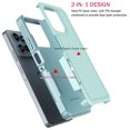 thumbnail image 6 of For Moto G Power 5G 2025 Case ,Sturdy Phone Case for Motorola Moto G Power 5G 2025, Tekcoo Shockproof Protection Heavy Duty Armor Hard Plastic & Rubber Rugged Bumper 2-in-1 Case Cover - Mint, 6 of 11