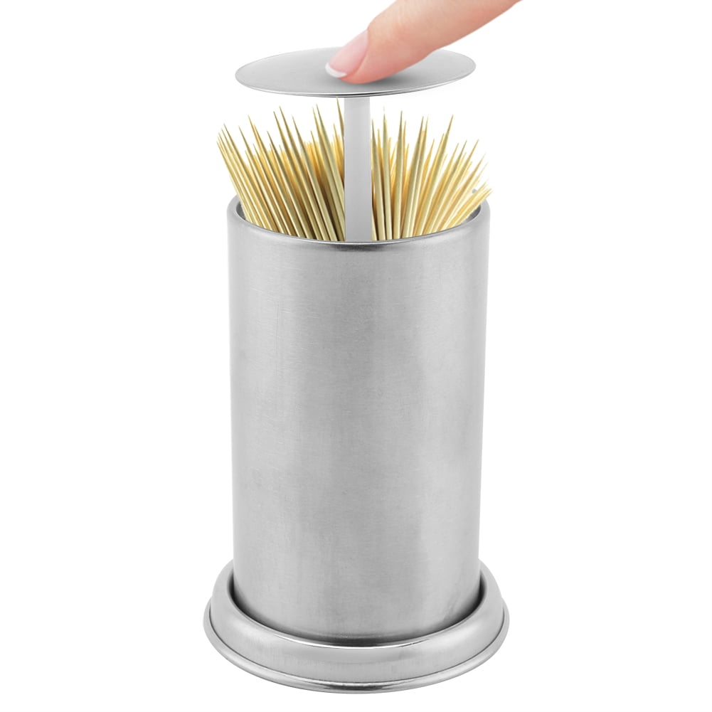 OTVIAP Metal Toothpick Holder, Toothpick Box,Stainless Steel Toothpick