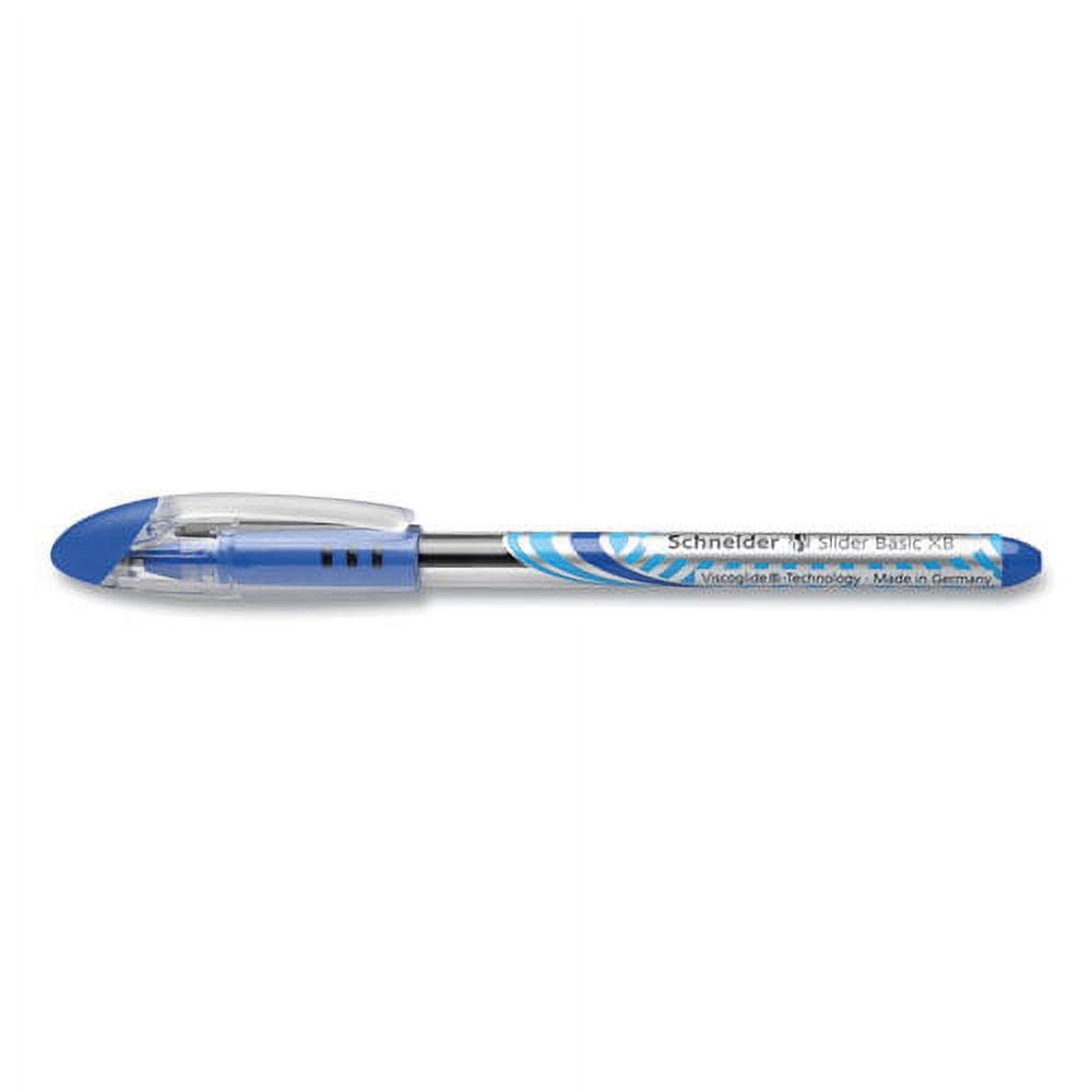 Slider Ballpoint Pen, Stick, Extra-Bold 1.4 Mm, Blue Ink, Blue/silver Barrel, 10/box | Bundle of 2 Boxes