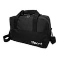thumbnail image 3 of Women Gym Bag Nylon Durable Overnight Weekender Bag for Workout Sports Black, 3 of 8