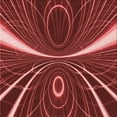 thumbnail image 1 of Ahgly Company Machine Washable Indoor Square Transitional Red Area Rugs, 6' Square, 1 of 7