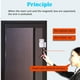 thumbnail image 5 of Alarma de puerta para seguridad en el hogar, alarma magnética actualizada para seguridad de niños, sensor de alarma de ventana de timbre, 120 dB, alarma de piscina (2 unidades), 5 of 5