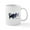 White, variant on CafePress - Running Huskies Mug - 11 oz Ceramic Mug - Novelty Coffee Tea Cup