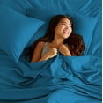 thumbnail image 3 of Bare Home Premium 1800 Ultra-Soft Double Brushed Microfiber Bulk Pack, Standard, 24 Pack, Medium Blue, 3 of 4