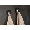 thumbnail image 3 of Juego de 2-Ganchos de pared negros-Ganchos de baño y cocina-Ganchos de baño-Ganchos para toallas de cocina-Ganchos adhesivos Ganchos para toallas negros JM, 3 of 3