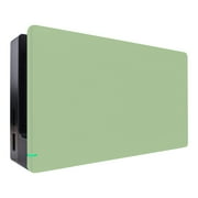 eXtremeRate Matcha Green Faceplate Grip Replacement Housing Shell for Nintendo Switch Charging Dock