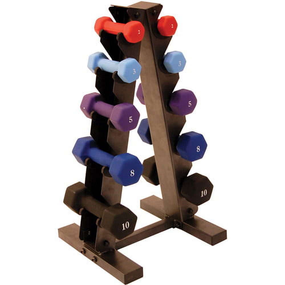 CAP Barbell Black a Frame Dumbbell Rack