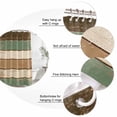 thumbnail image 6 of Farmhouse Sage Green Brown Waterproof Fabric Shower Curtain,Country Vintage Wooden Waterproof Fabric Shower Curtain for Bathroom Curtains Bathtubs Hotel Shower Curtains with 12 Hooks Stall 54x78in, 6 of 8