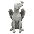 thumbnail image 2 of <p>Dog Angel Statue, Multipurpose Hand Carving Beautiful Exquisite Angel Dog Memorial Statue  For Garden</p>, 2 of 7