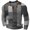 Z01-Grey, variant on Gaexia Digital Print Button Down Long Sleeve Polo for Men Fall Winter Fashion Casual Trendy Tennis Golf Shirt