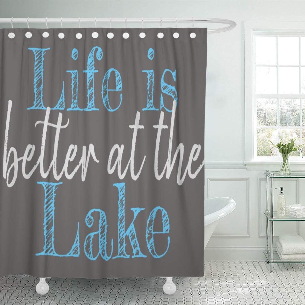 Cynlon Home Lake Life Chic Modern, Lake Life Shower Curtain