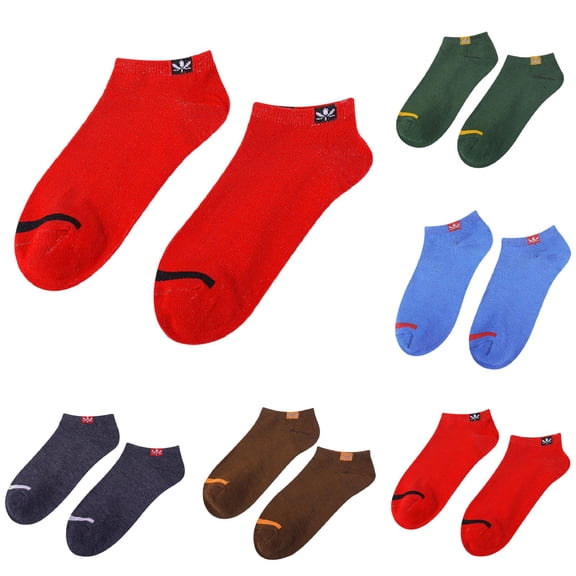 Christmas Gift Sock Slippers Women's Sock Slippers Non-Slip Cozy House Shoes with Rubber Dots Warm Knitted Indoor Socks Sock Slippers Men -Thin Elastic Short Little Pineapple Heap Stockings