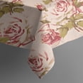 thumbnail image 5 of Pioneer Flower Floral Print Pattern Square Tablecloth,Waterproof Square Table Cover,Wipeable Spillproof Washable Table Cover for Home Kitchen Party Decor 42"X42"(107x107cm), 5 of 6