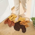 thumbnail image 1 of Vrorvz Halloween Thanksgiving Maple Leaf Floor Mat Non Slip Absorbent Imitation Wool for Bathroom Entryway Versatile Easy Clean with Warm Design Suit for Home Decor and Safety, 1 of 6